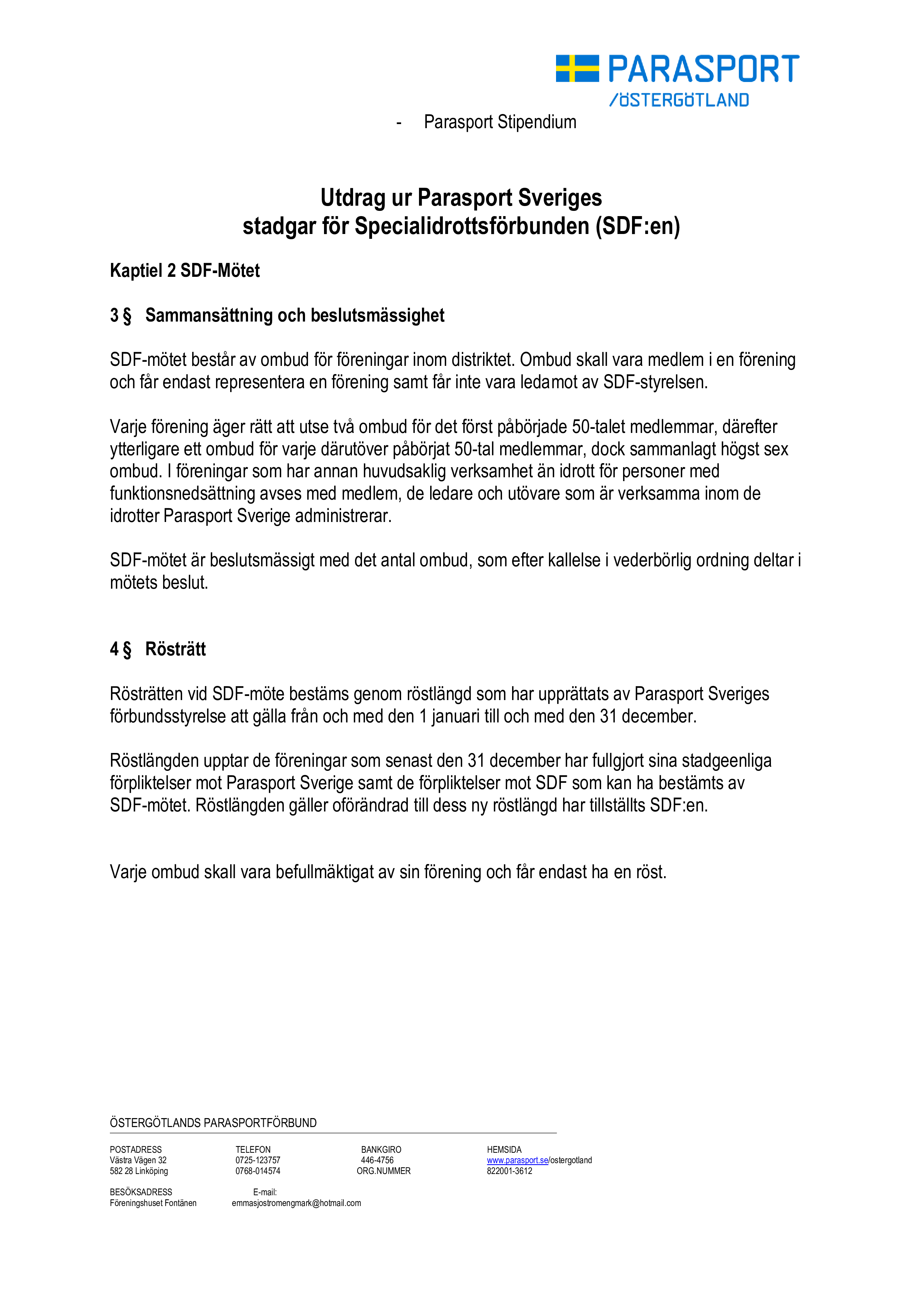 Kallelse till Förbundsmöte 2025 sida 2