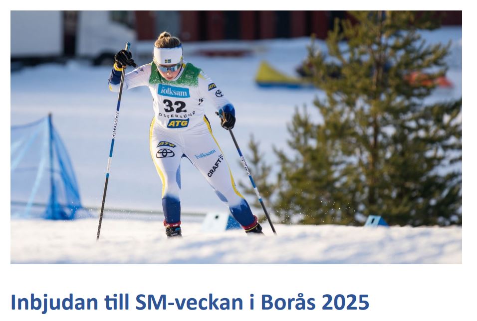 Längdskidåkerska i full action uppför en backe.