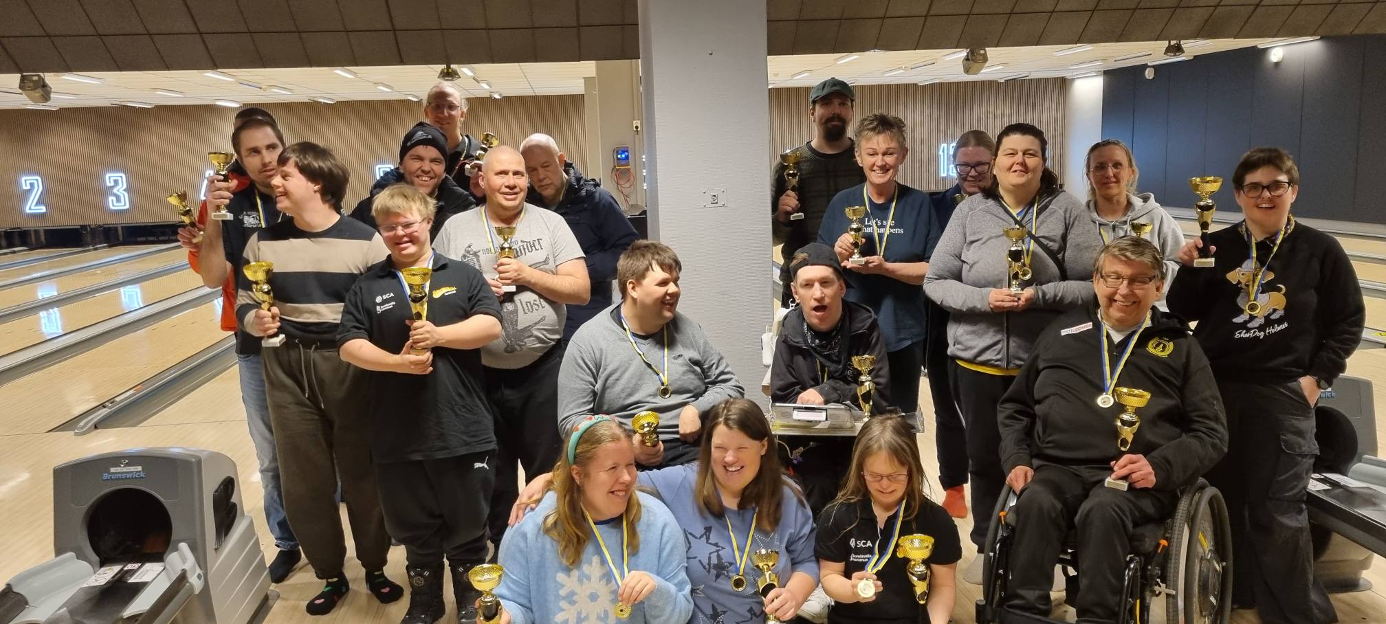 Glada deltagare från Herosstriken 2026.
