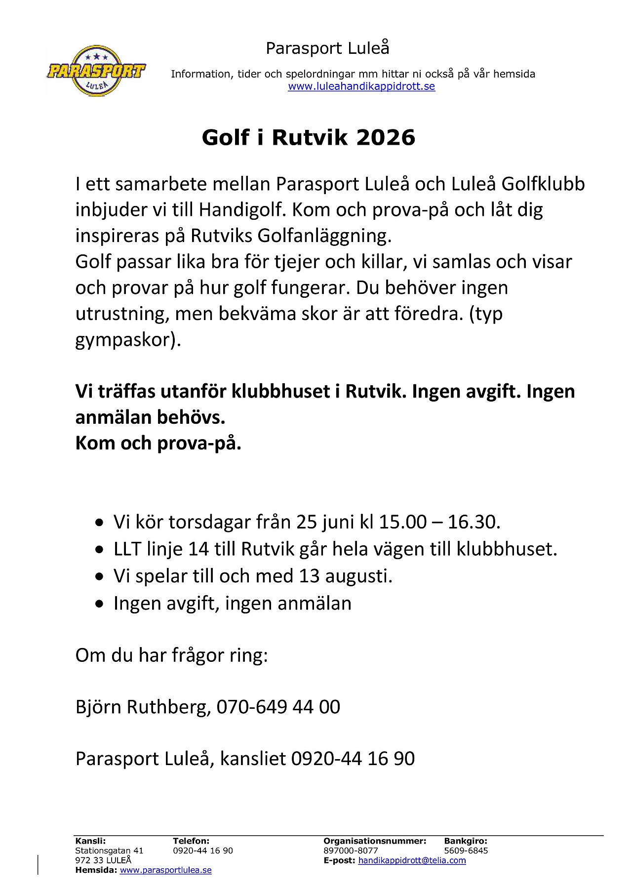 Inbjudan med samma info som i inlägget
