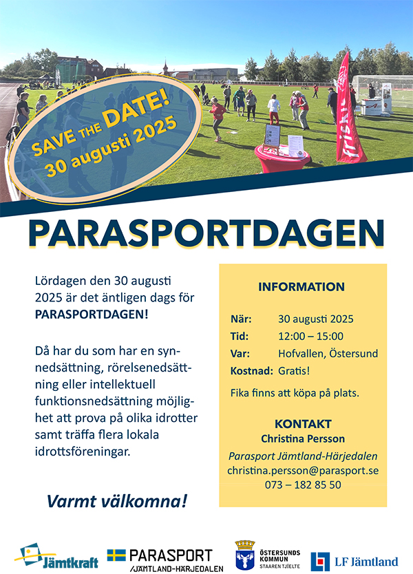 Save the Date - Parasportdagen 2025