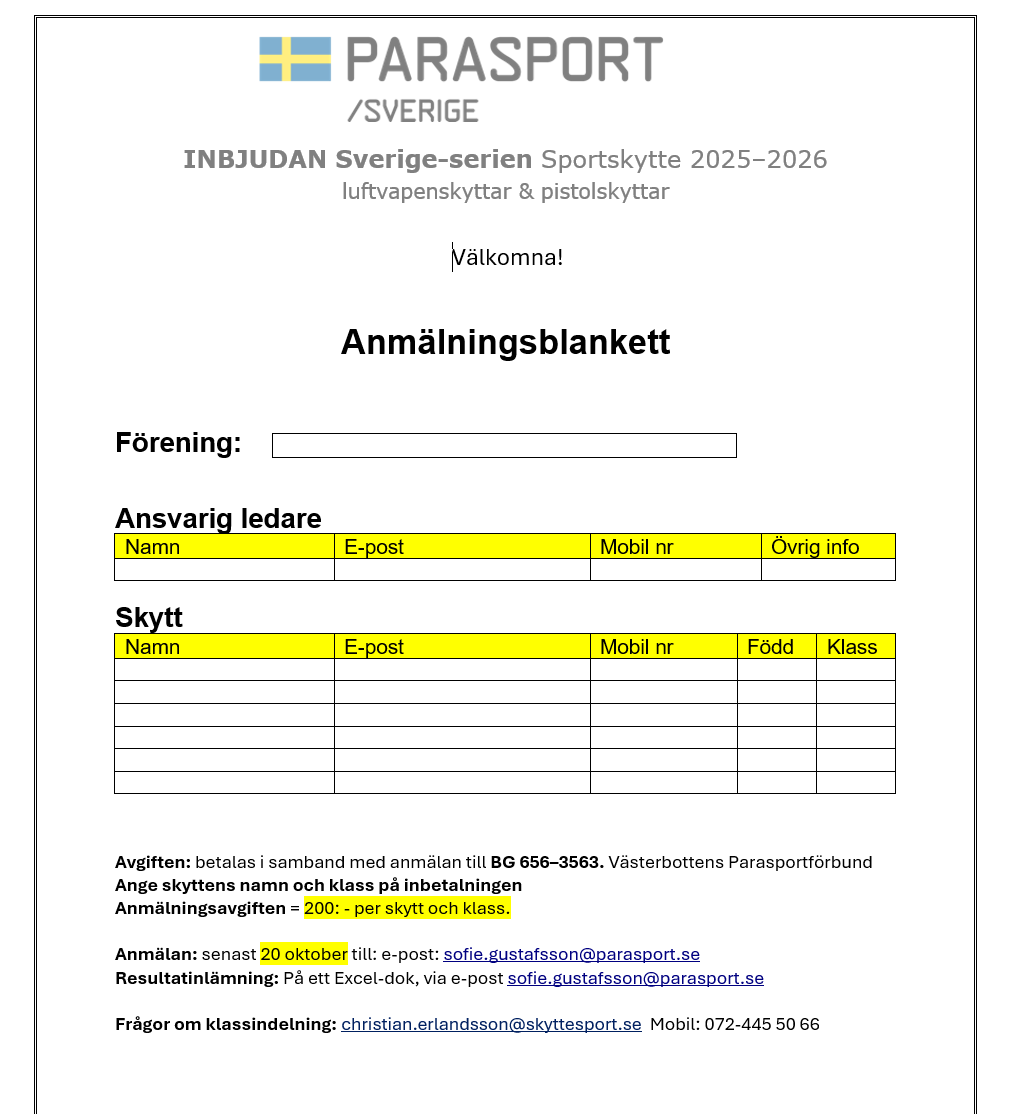 Anmälningsblankett