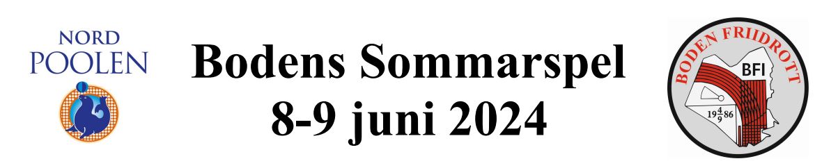 Loggor Bodens sommarspel och Boden Friidrott