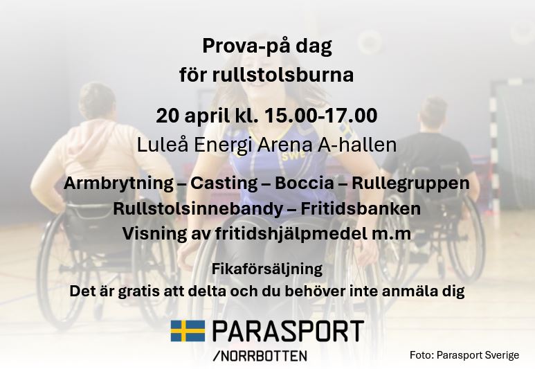 Inbjudan med samma info som i inlägget