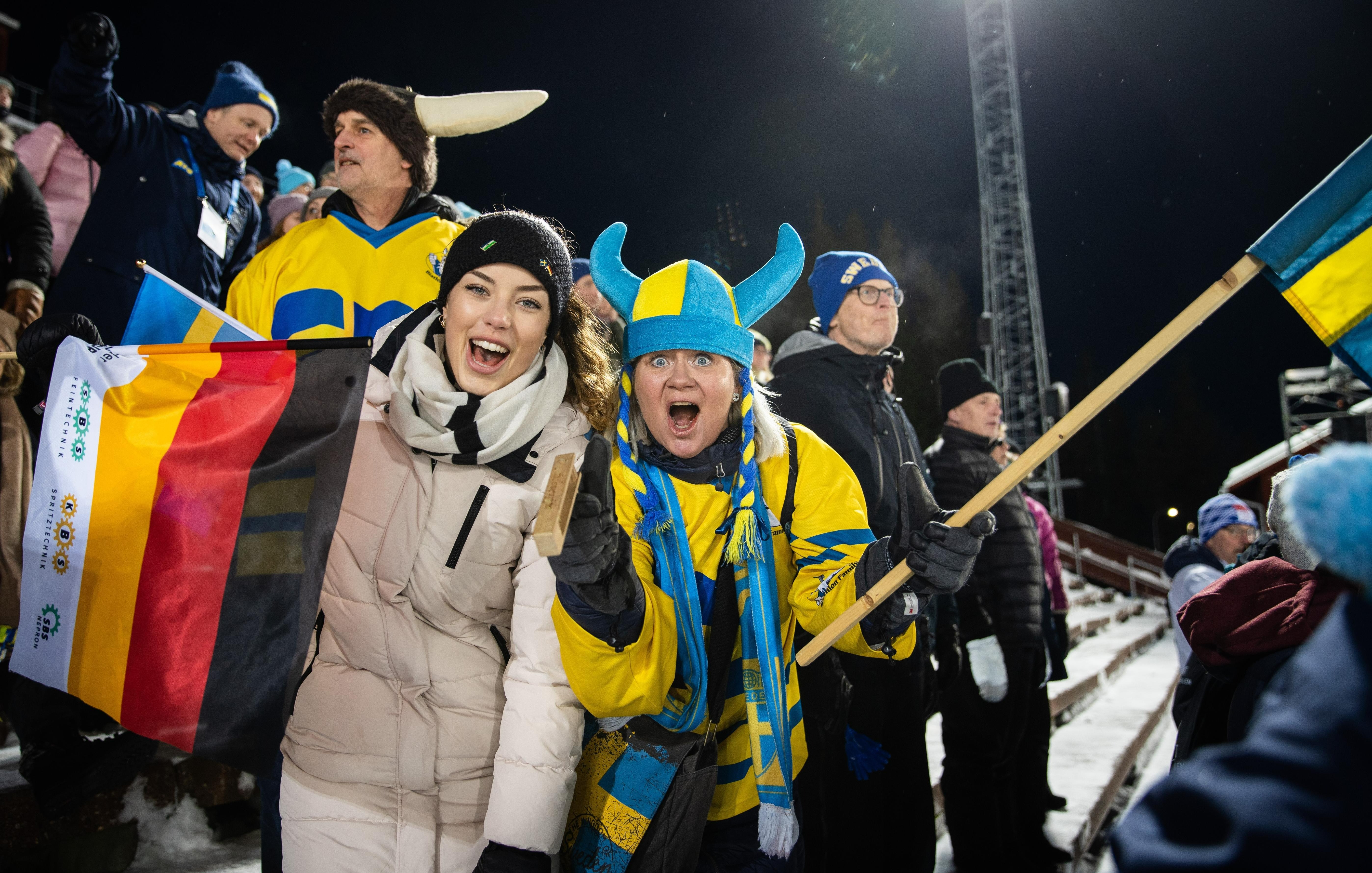 Publik på plats på hemma-VM i Östersund 2023