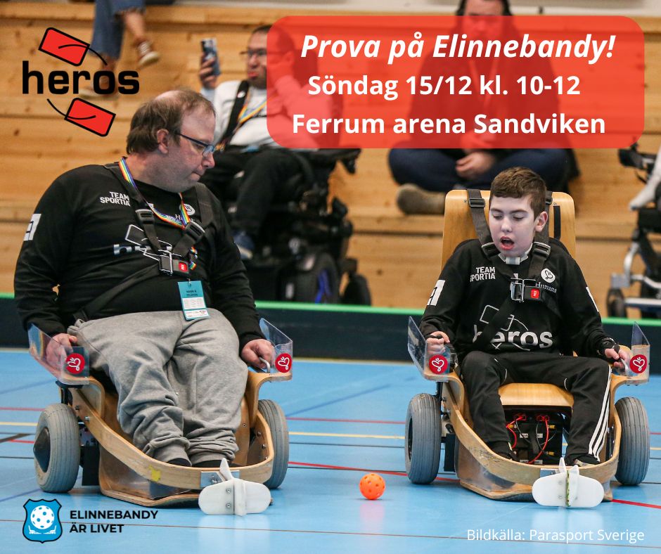 prova på elinnebandy