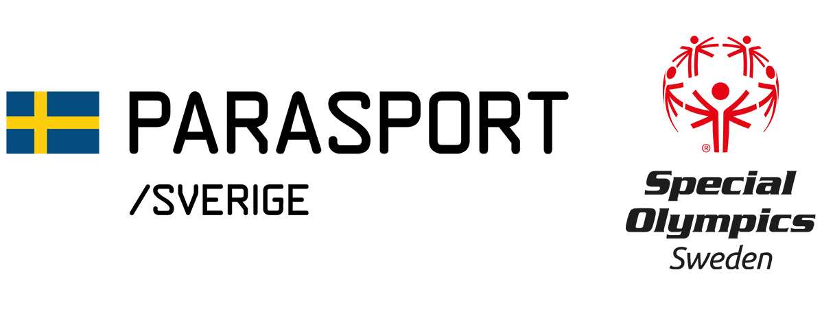 Parasport Sveriges och Special Olympics loggor bredvid varandra.