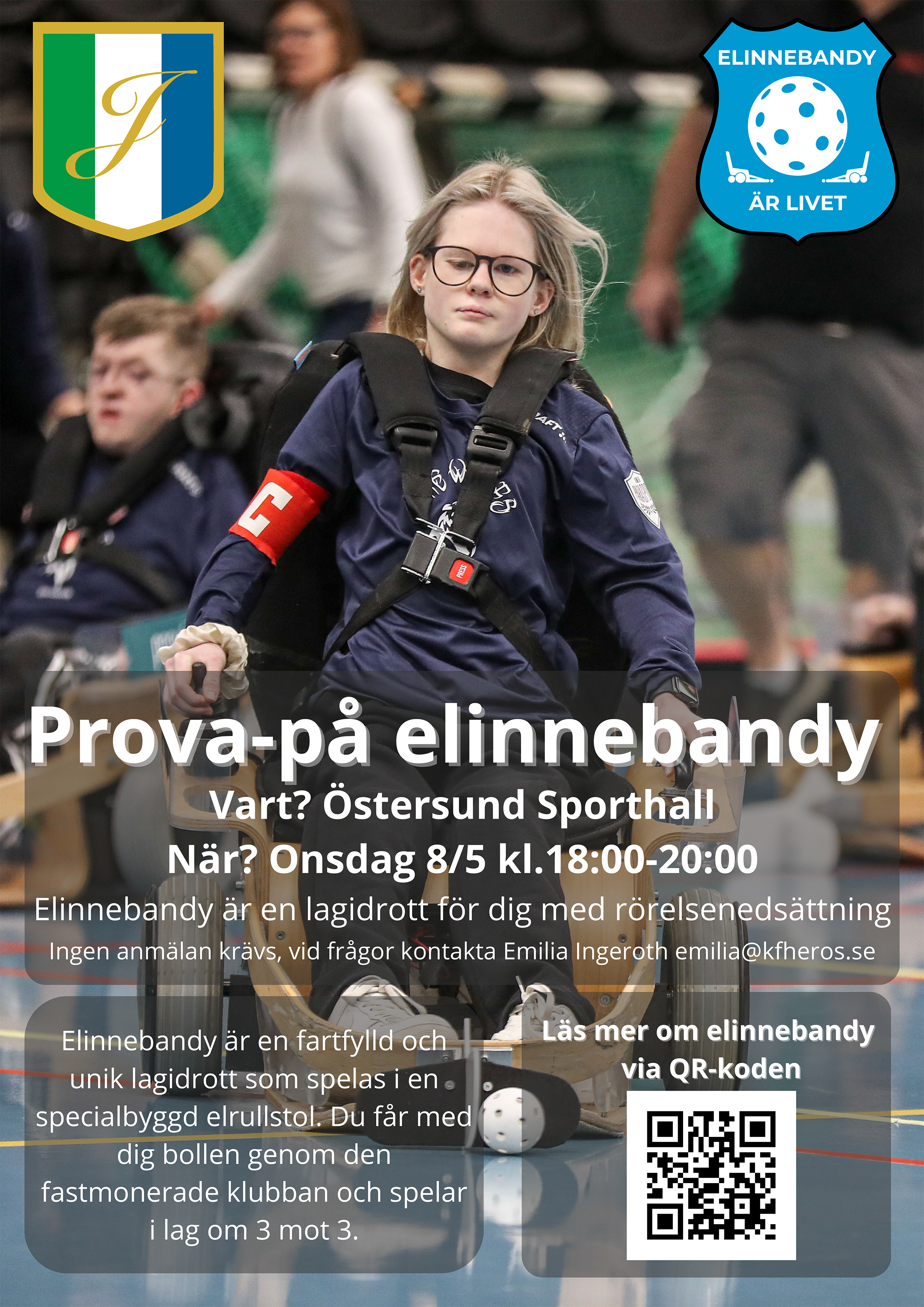 Inbjudan - Prova-på Elinnebandy maj 2024