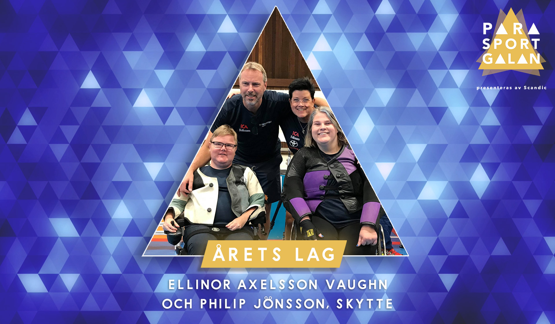 Ellinor Axelsson-Vaughn och Philip Jönsson - årets lag 2020