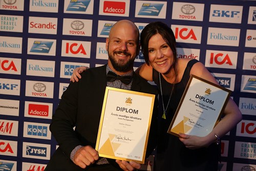 Stefan Olsson och Anna Beck - årets manlige och kvinnliga idrottare 2018