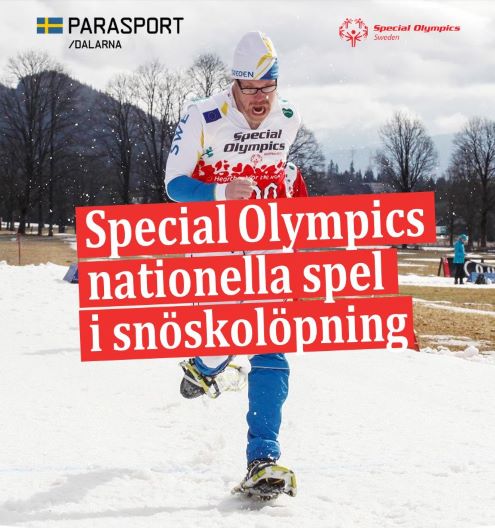 Snöskolöpare i full fart