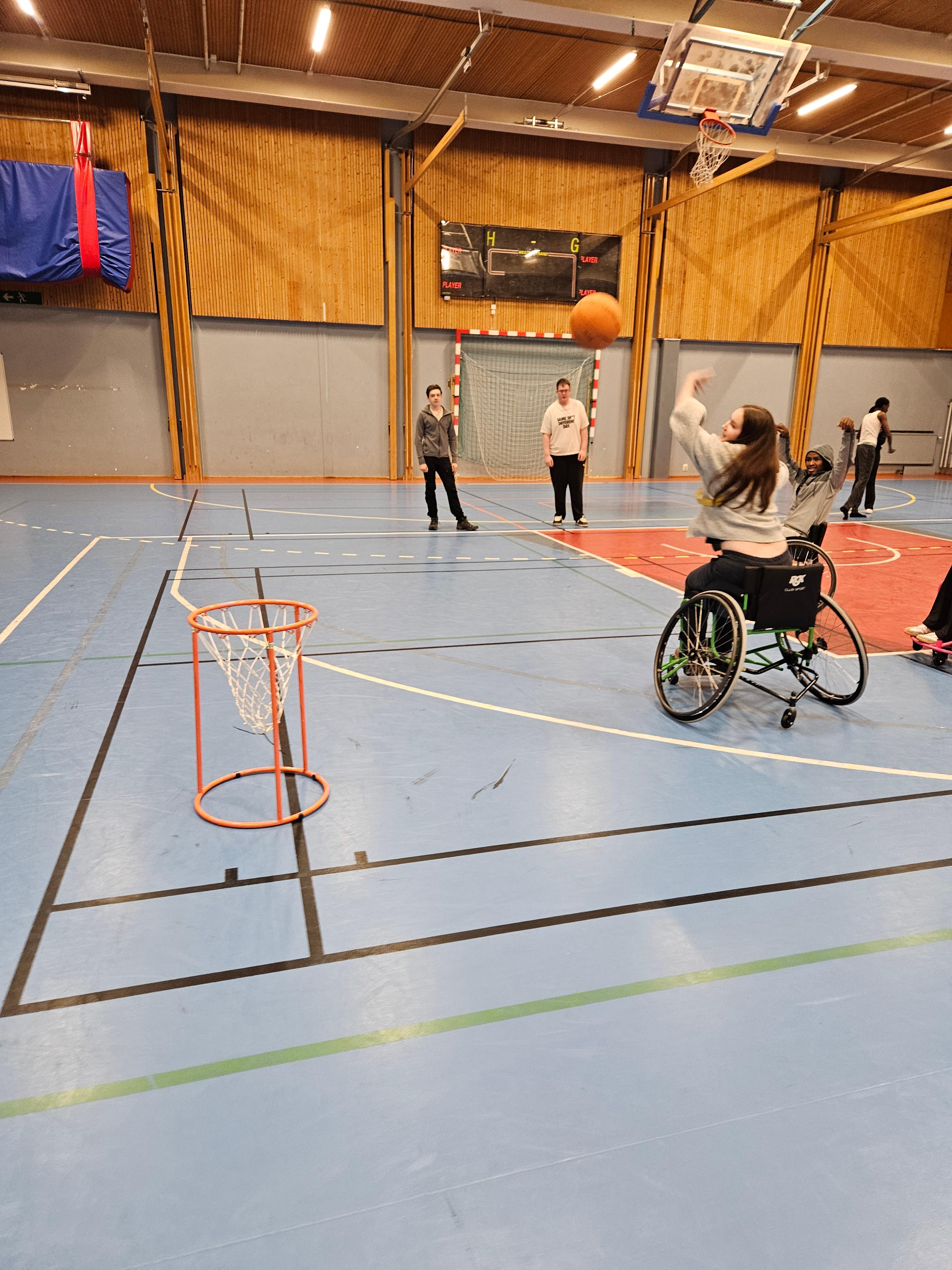 Foto av rullstolsbasket