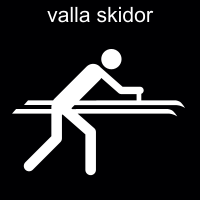 Valla skidor