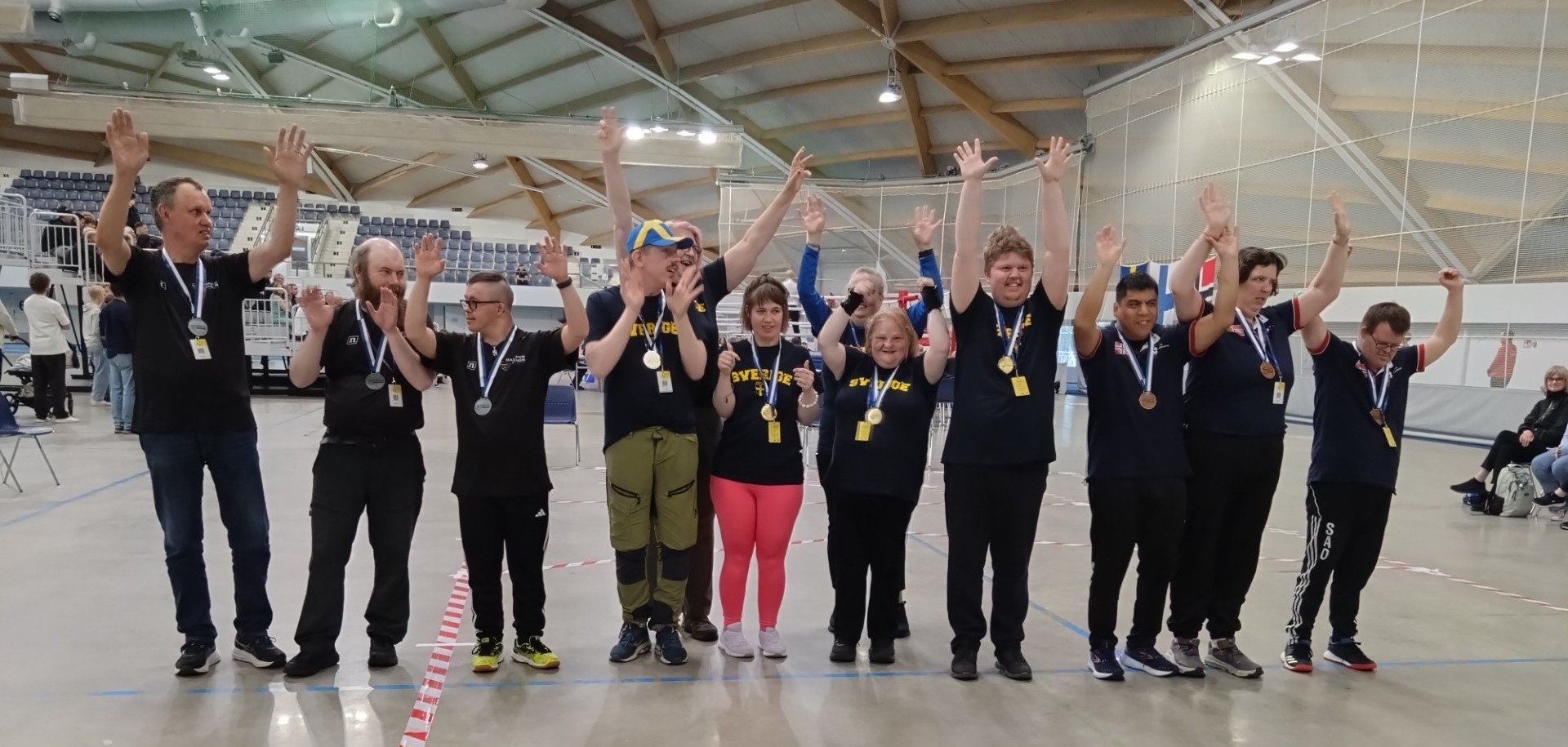 Guld till Sverige!