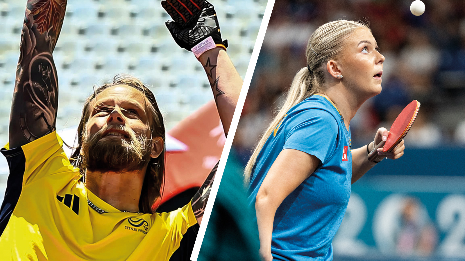 Hans Löfdahl (Obstacle Course Racing) och Anja Händén (bordtennis) tilldelas Lions Bragdlejon 2026.