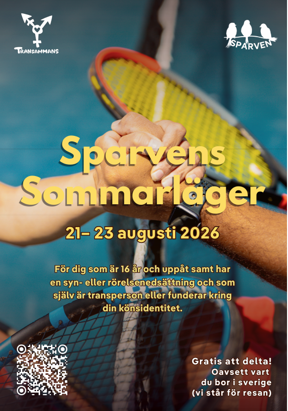 Inbjudan till Sparvens Sommarläger 21-23 augusti 2026 i Stockholm