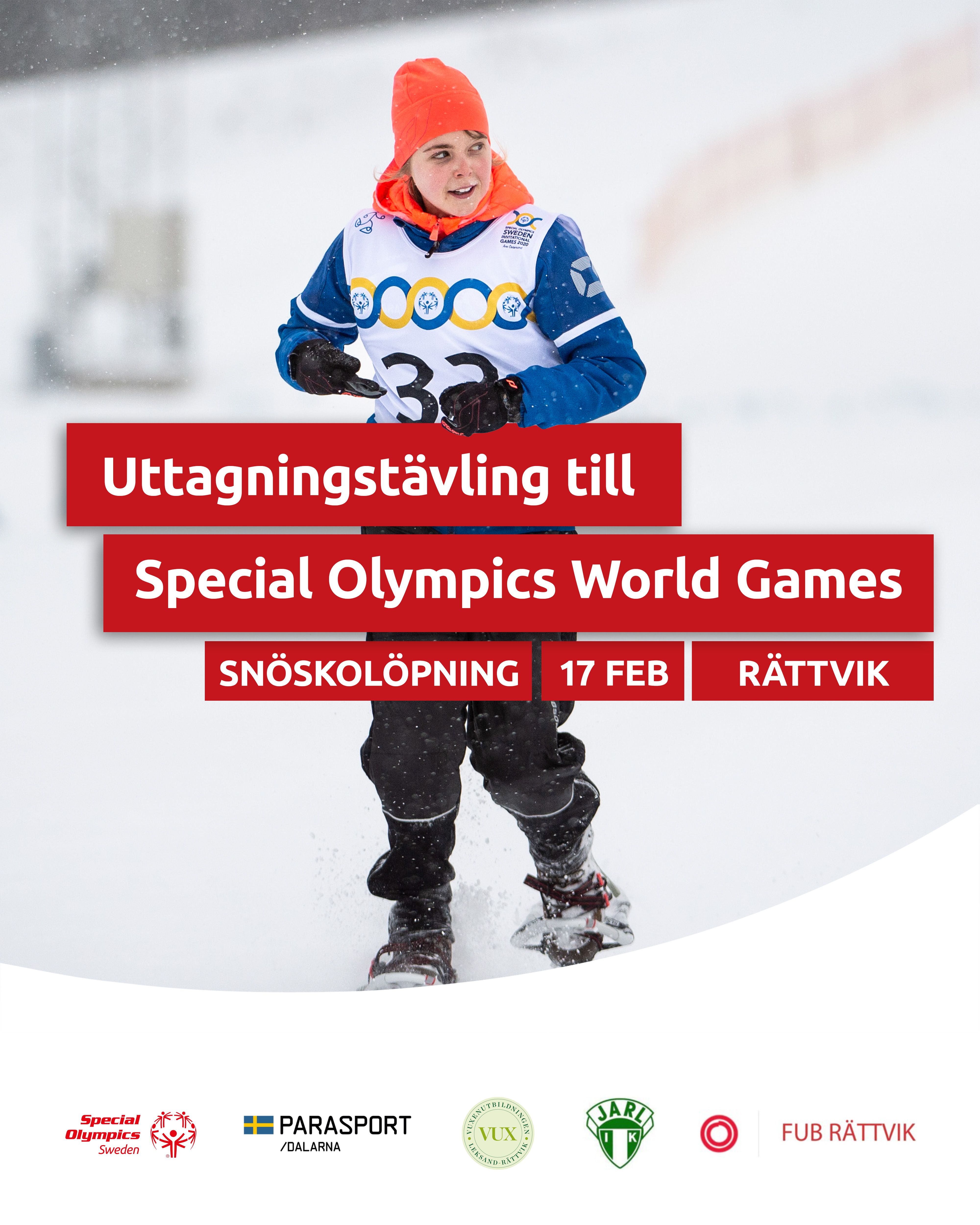 Logga uttagningstävling snöskolöpning