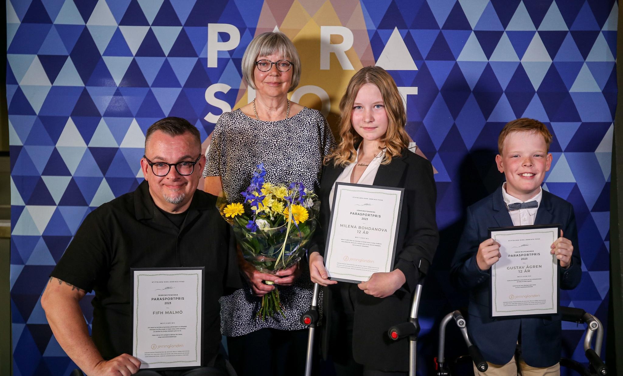 Tidigare vinnare av Jerringfondens parasportpris.