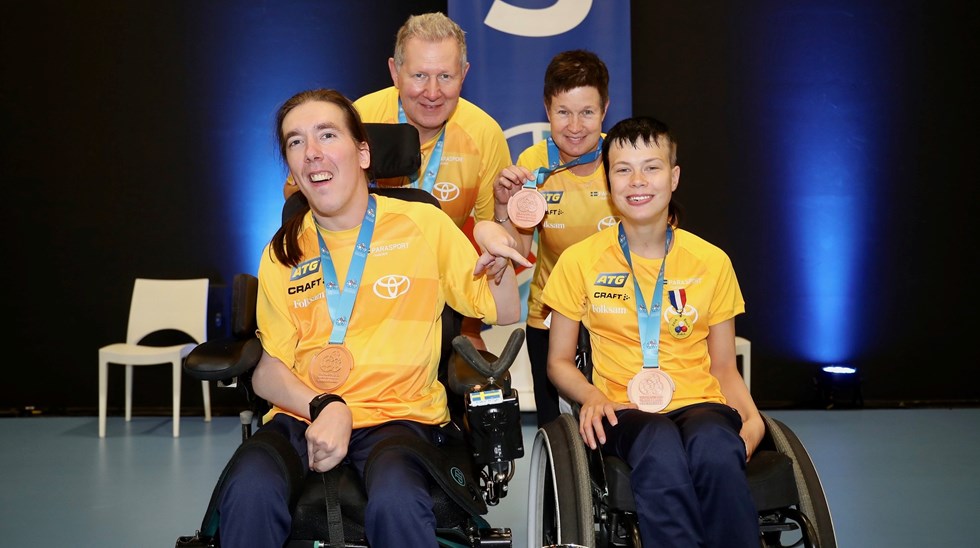 Gruppbild landslaget i boccia.
