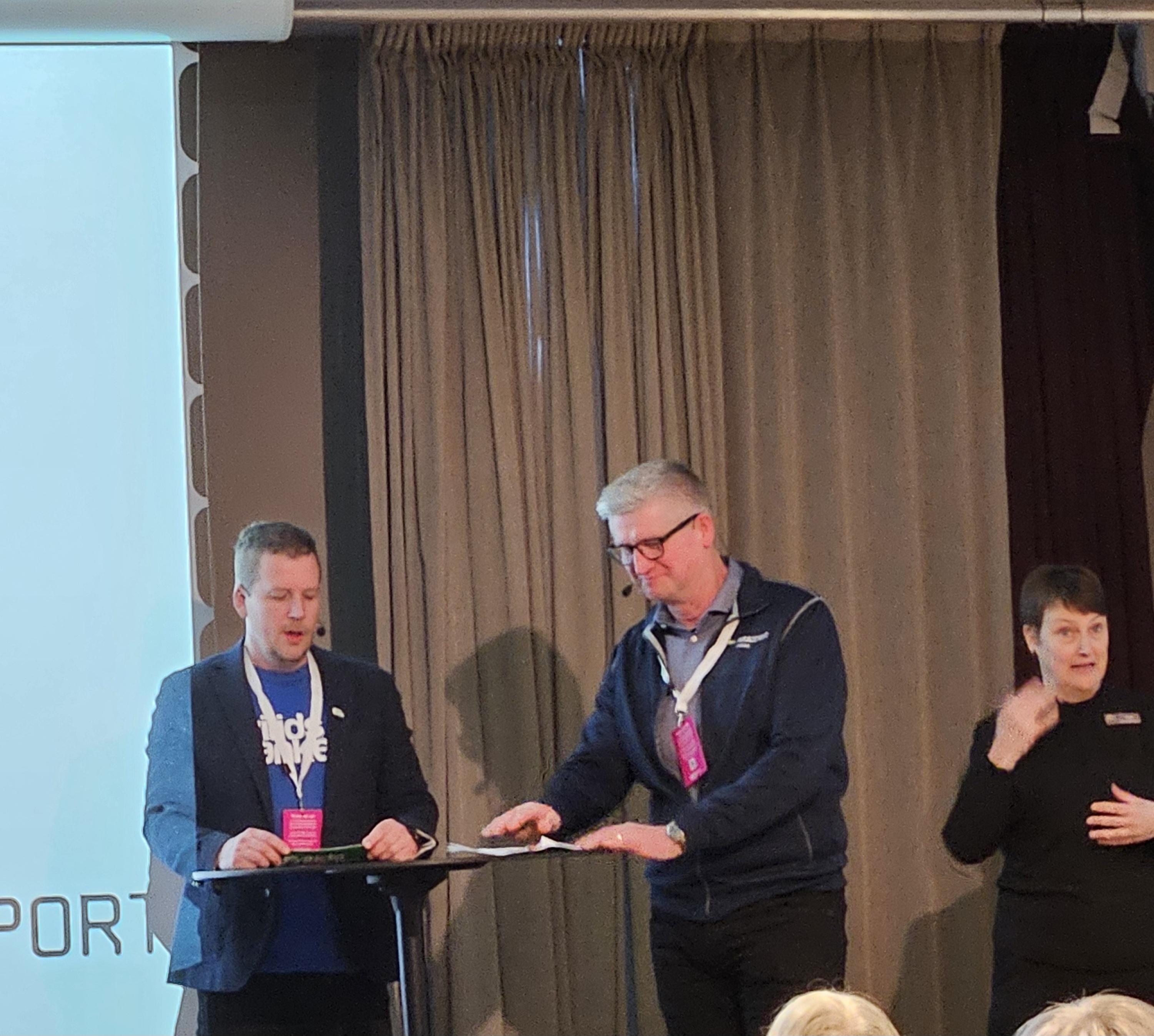 David fritidsbanken och Bo Sköld Parasport Sverige