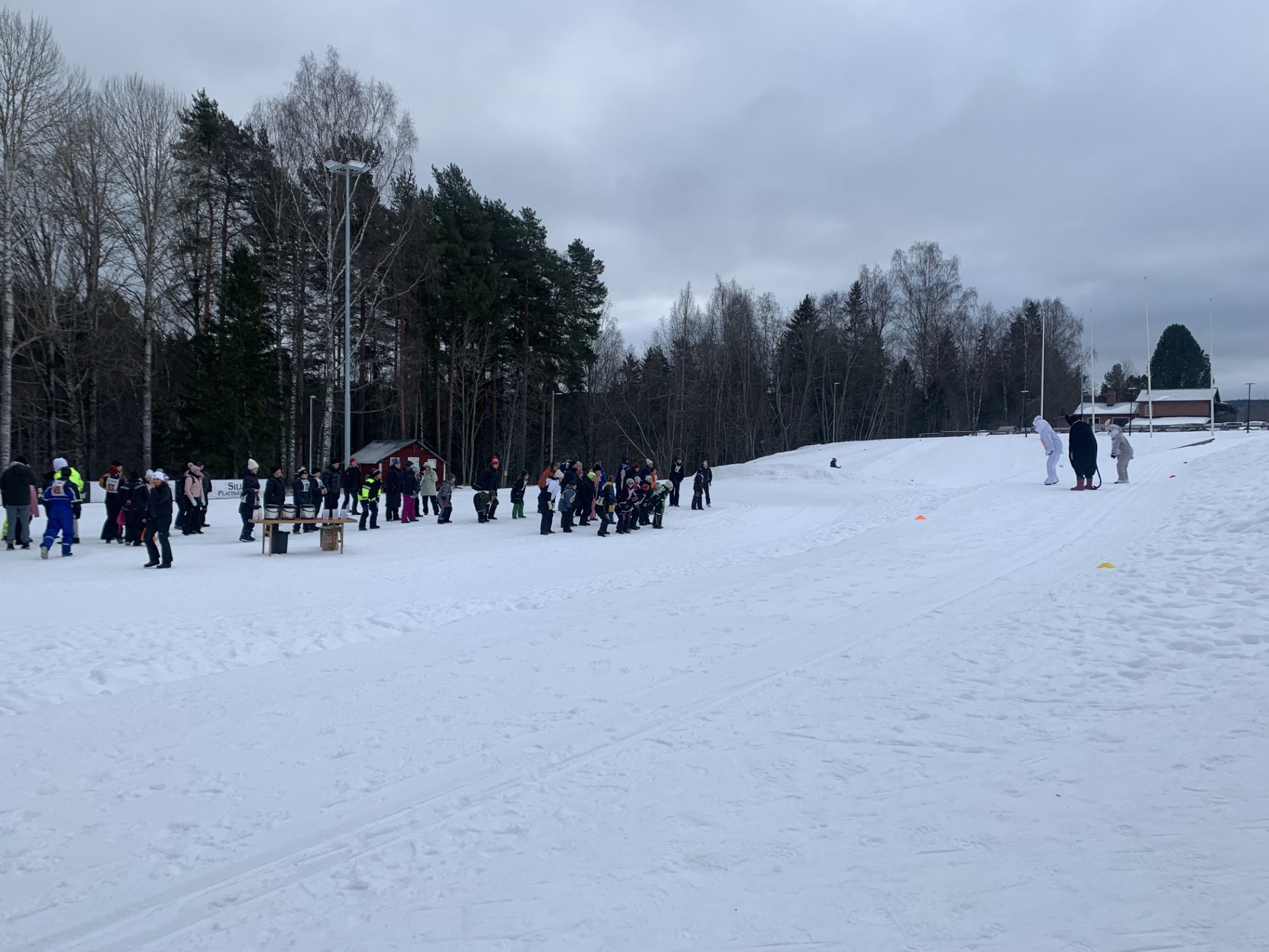 Snöskolöpning i rättvik