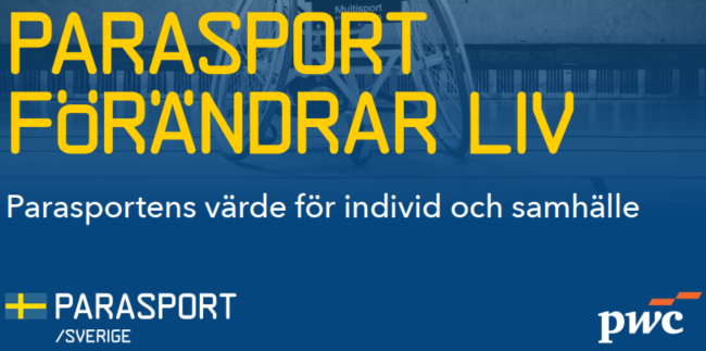 Rapport Parasport förändrar liv
