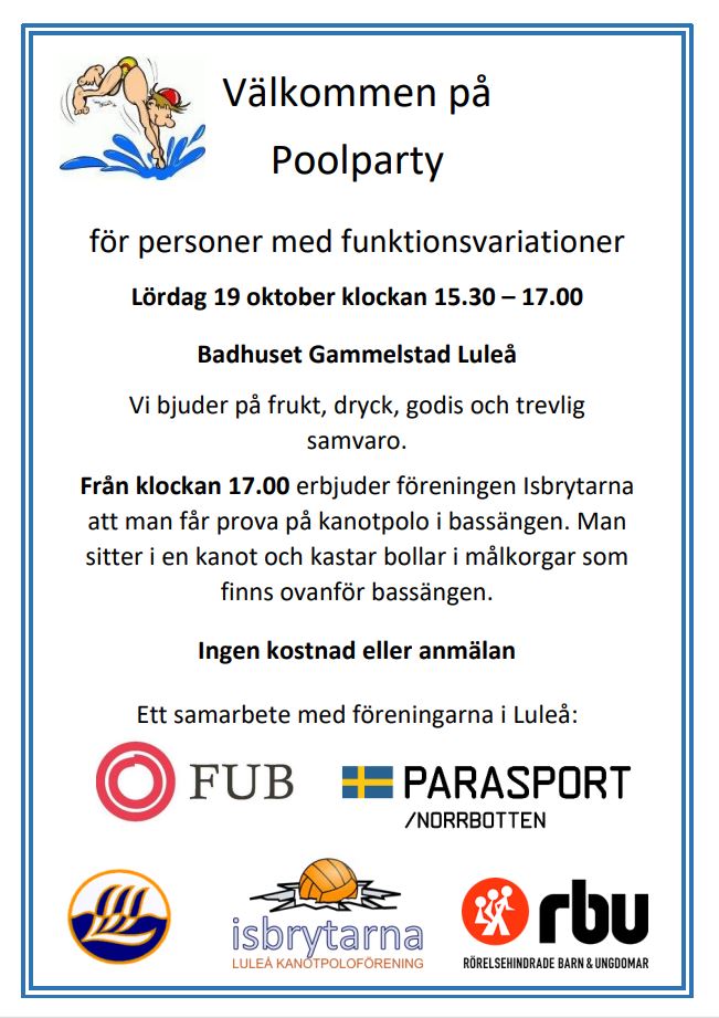 Poolparty - affisch