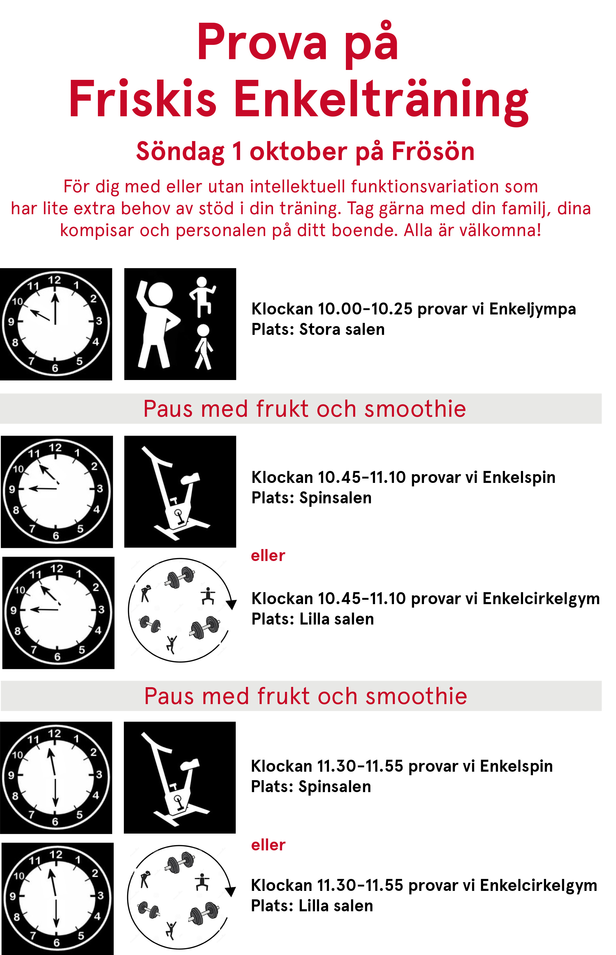Prova-på Friskis Enkelträning