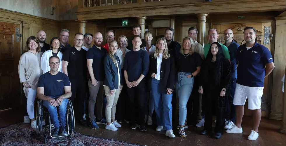 Gruppbild från uppstartsmötet.