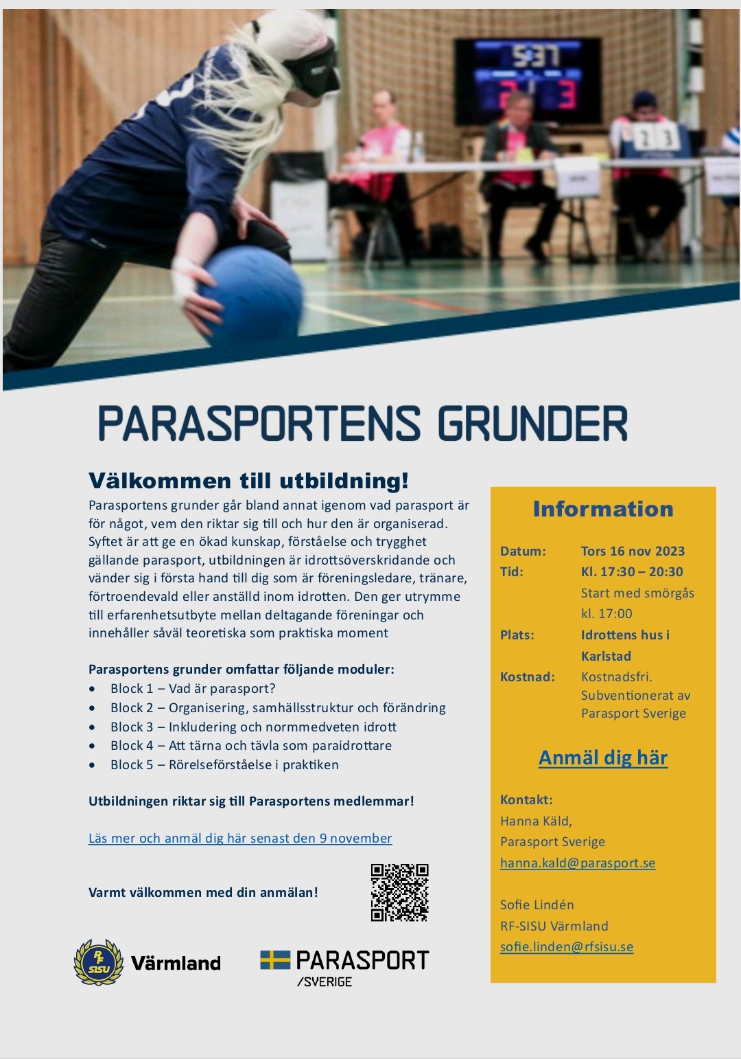 Parasportens Grunder