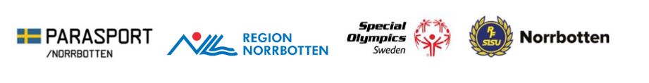 loggor Parasport Norrbotten, Region Norrbotten, Special Olympics Sweden, RF SISU Norrbotten