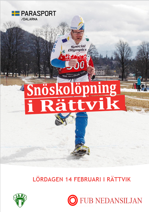 Från inbjudan till snöskolöpningstävlingen i rättvik den 14 Februari