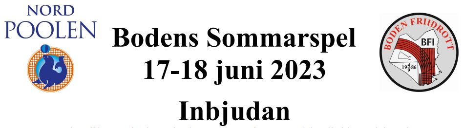 Bodens sommarspel 17-18 juni 2023 