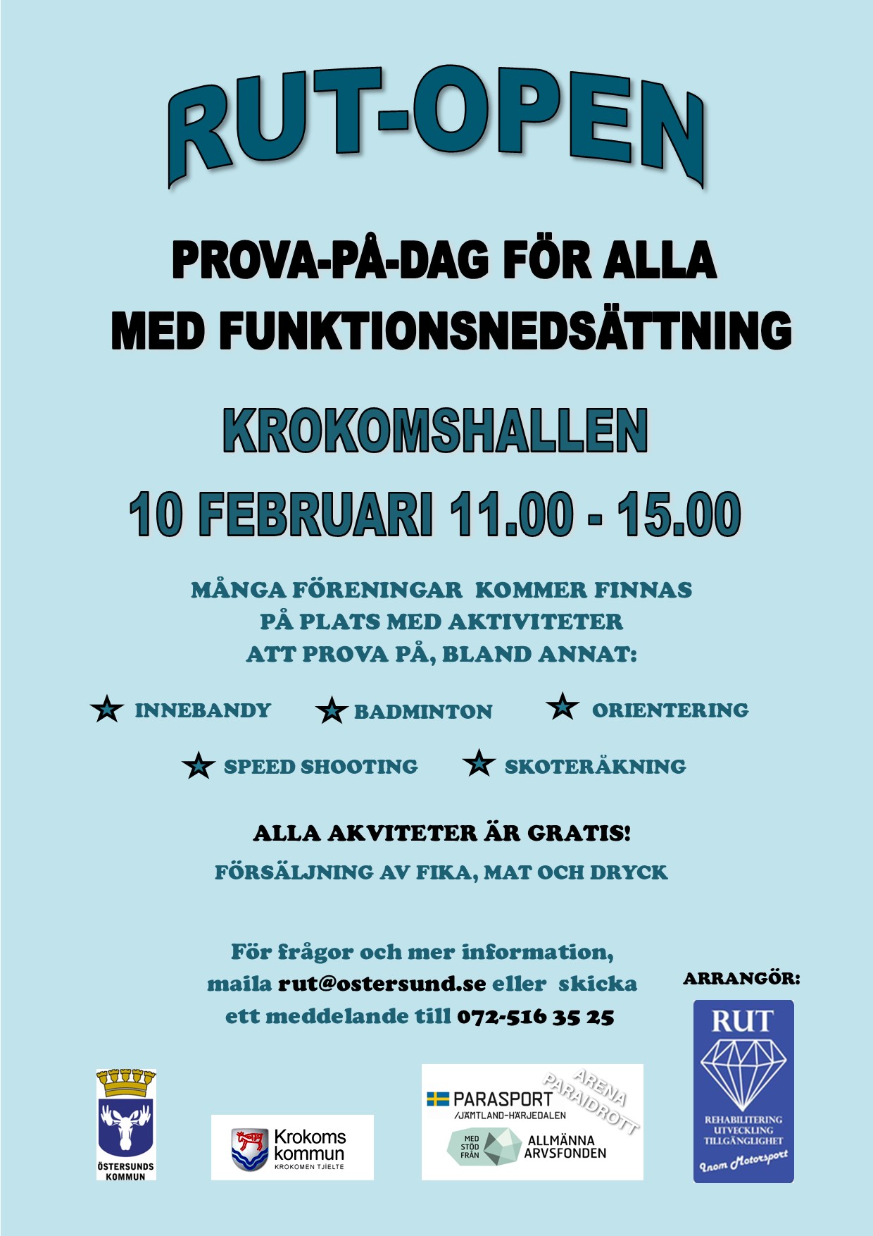 Inbjudan Parasportdag Vinter - RUT Open