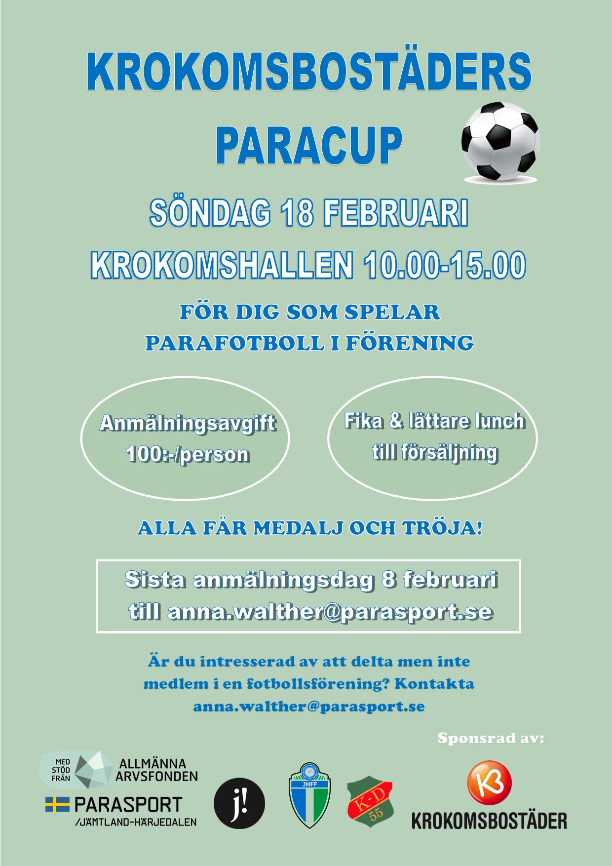 Inbjudan till Fotbollscup feb 2024