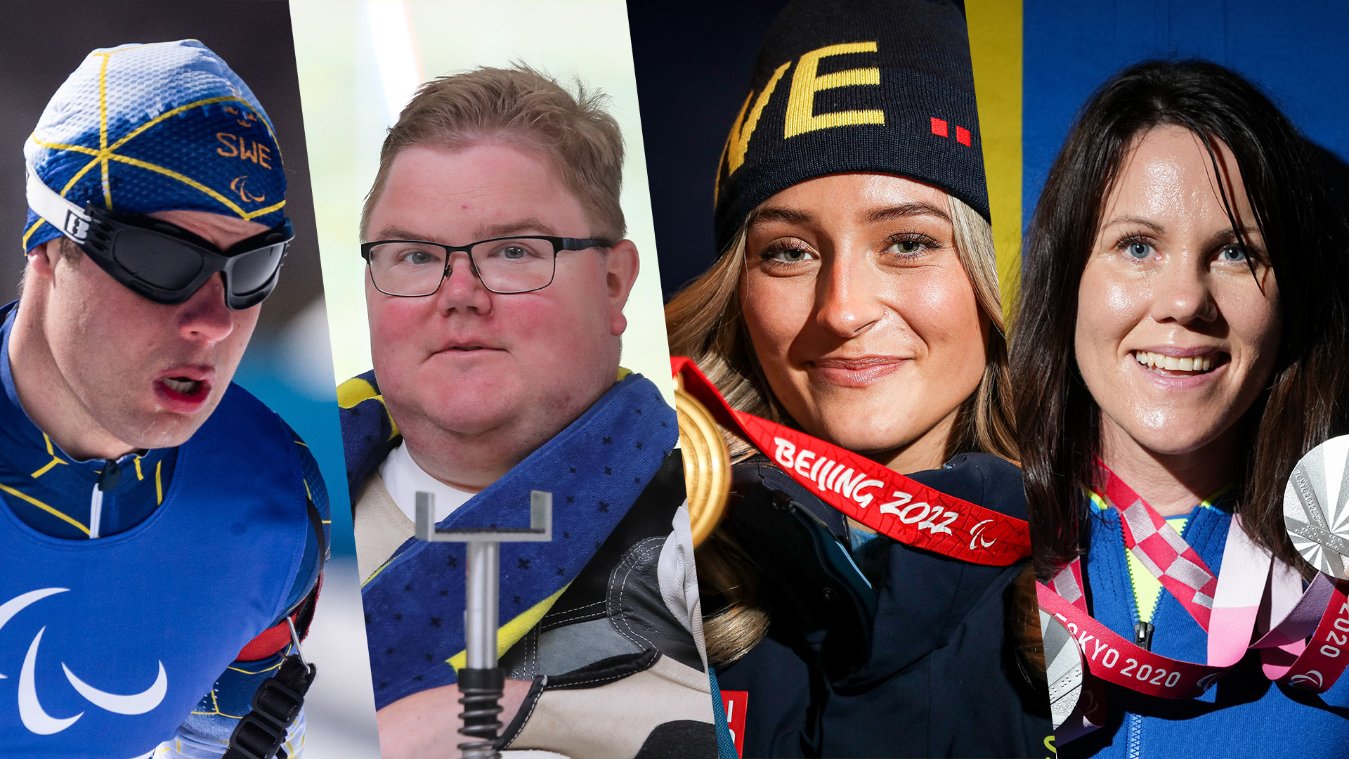 Bild inifrån en fritidsbank. Väggar och hyllor fyllda med idrottsutrustning.
