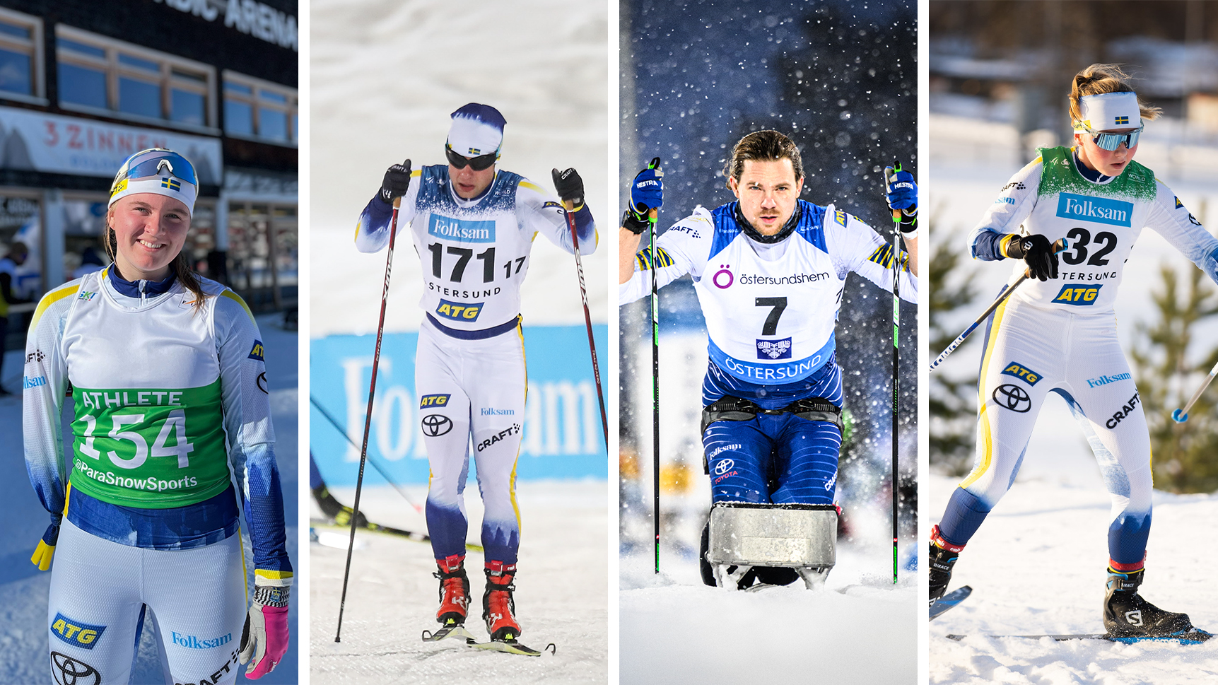 Från vänster: Alice Morelius, Zebastian Modin, Arnt-Christian Furuberg och Ellen Westerlund