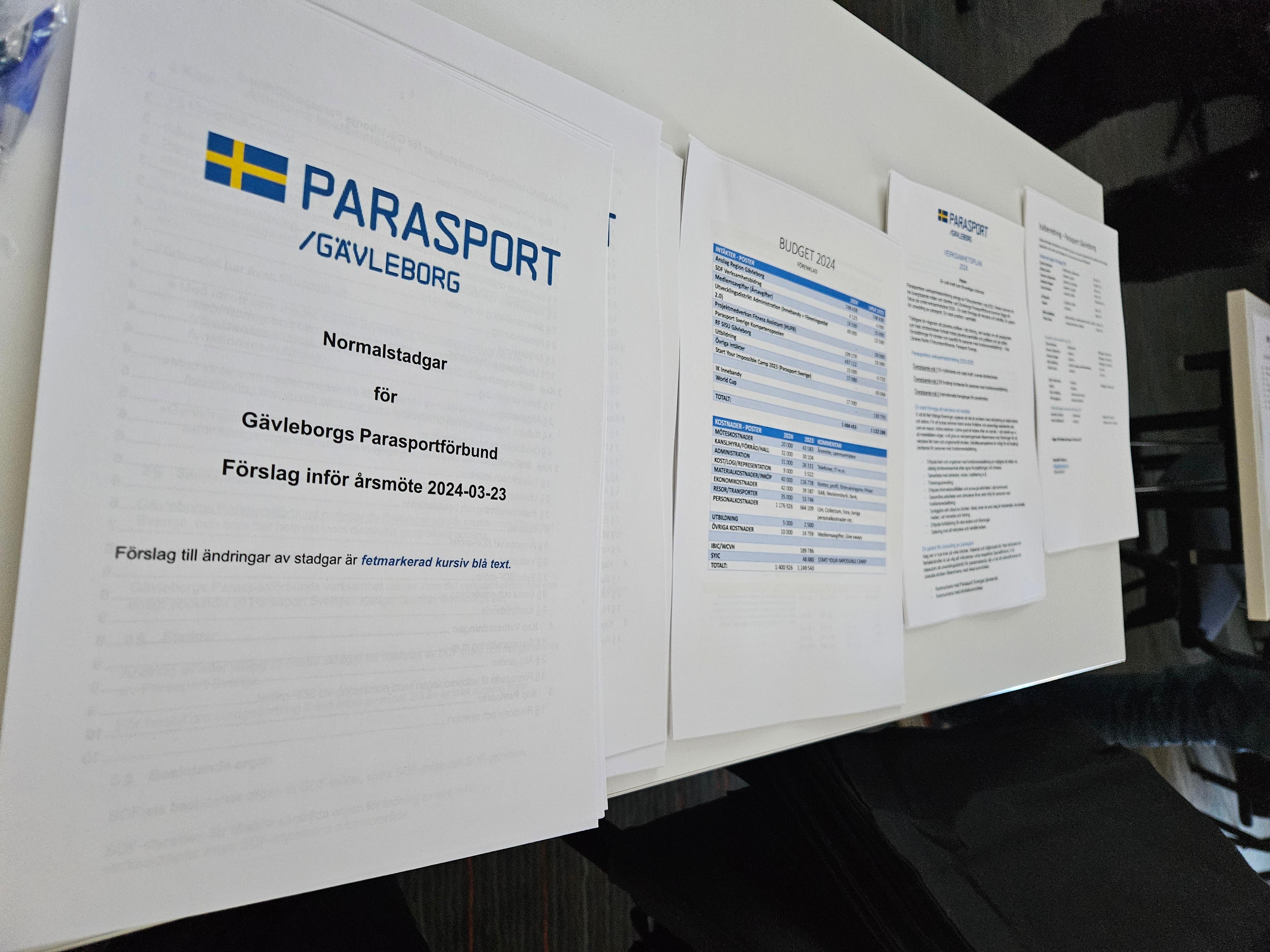 Dokument årsmötet