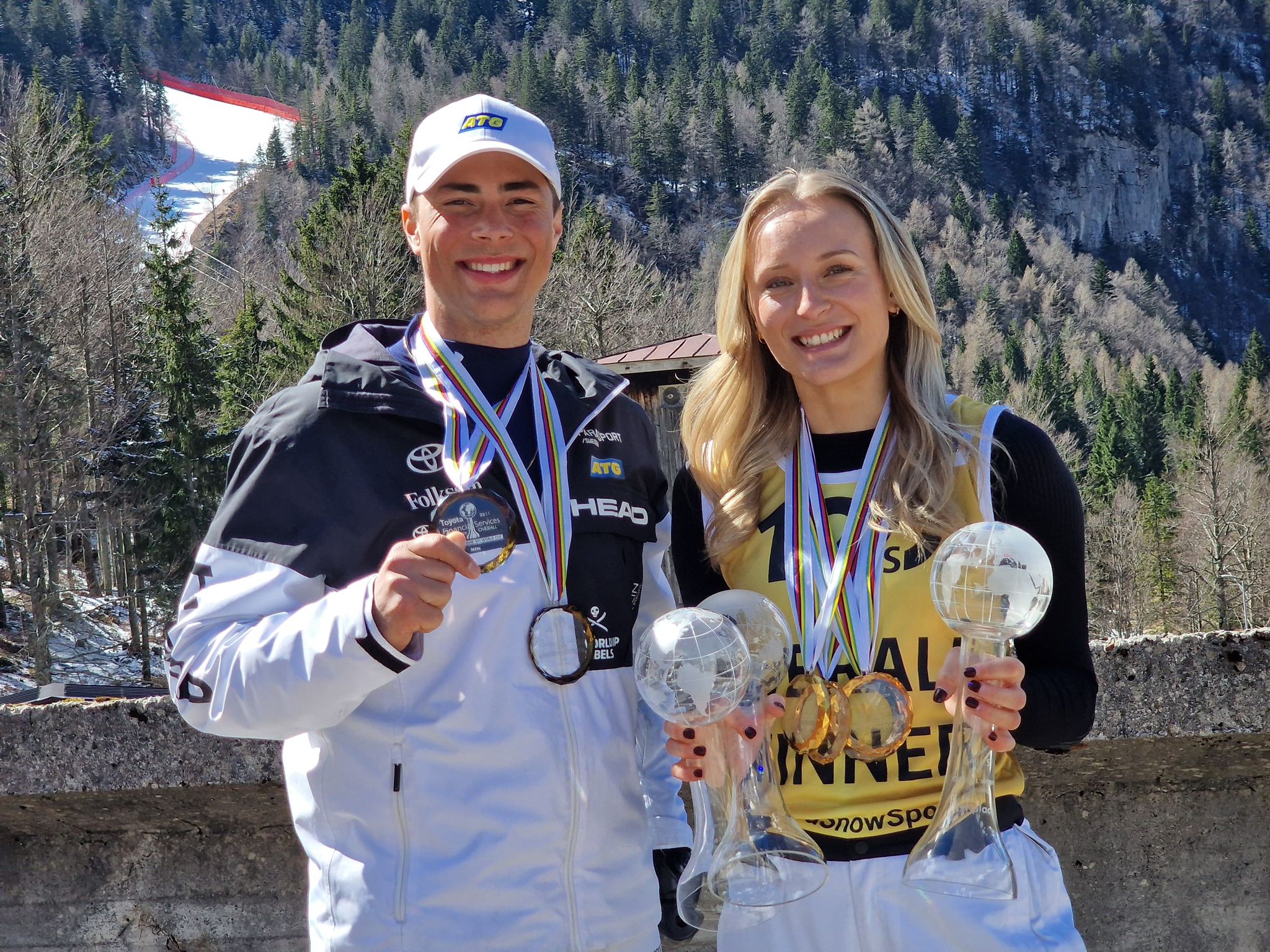Aaron Lindström och Ebba Årsjö