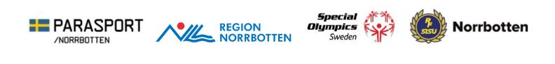loggorna Parasport Norrbotten, Region Norrbotten, Special Olympics Sweden, RF SISU Norrbotten