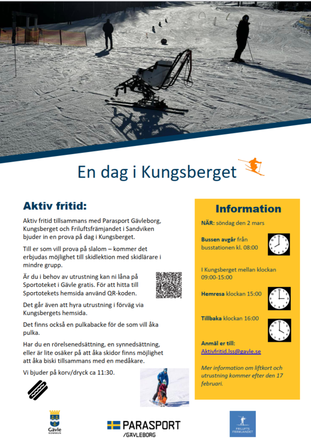 Inbjudan Kungsberget 20250218
