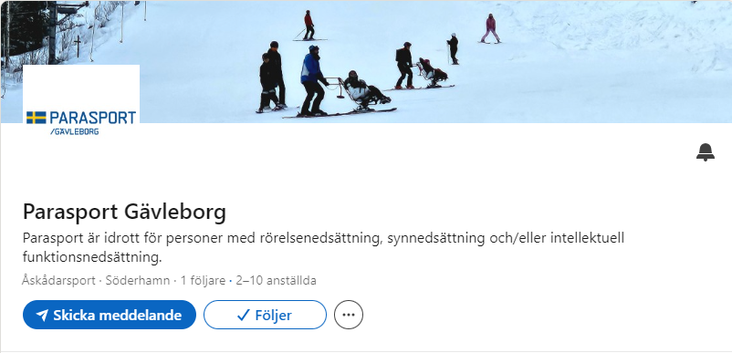 Parasport Gävleborg LinkedIn