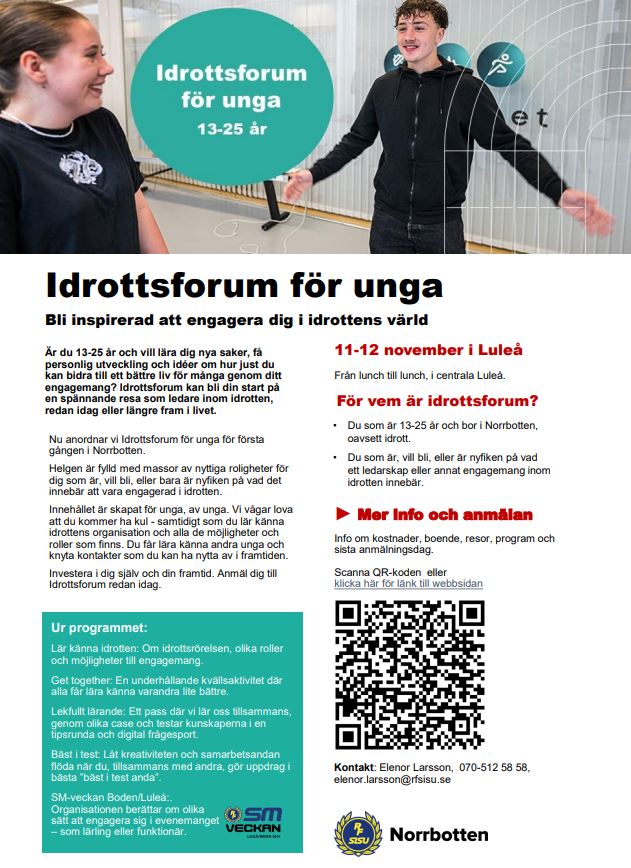 Skärmklipp från inbjudan, använd länken i nyhetsinlägget för att få samma information