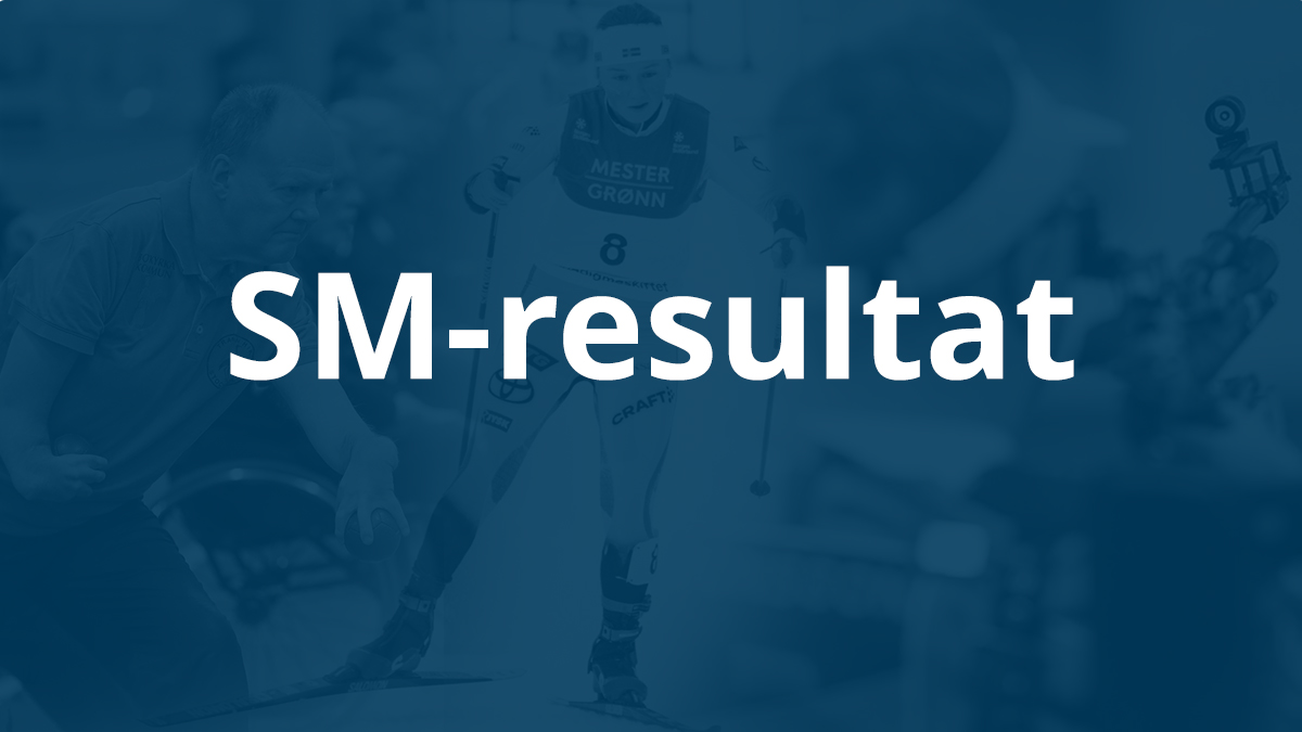 Text: SM-resultat