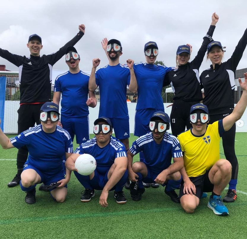 Det svenska laget på IBSA Euro Challenge Cup.
