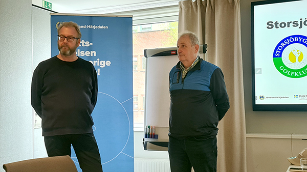 Inspirerande när Storsjöbyggdens Golfklubb berättar om sin verksamhet under åren