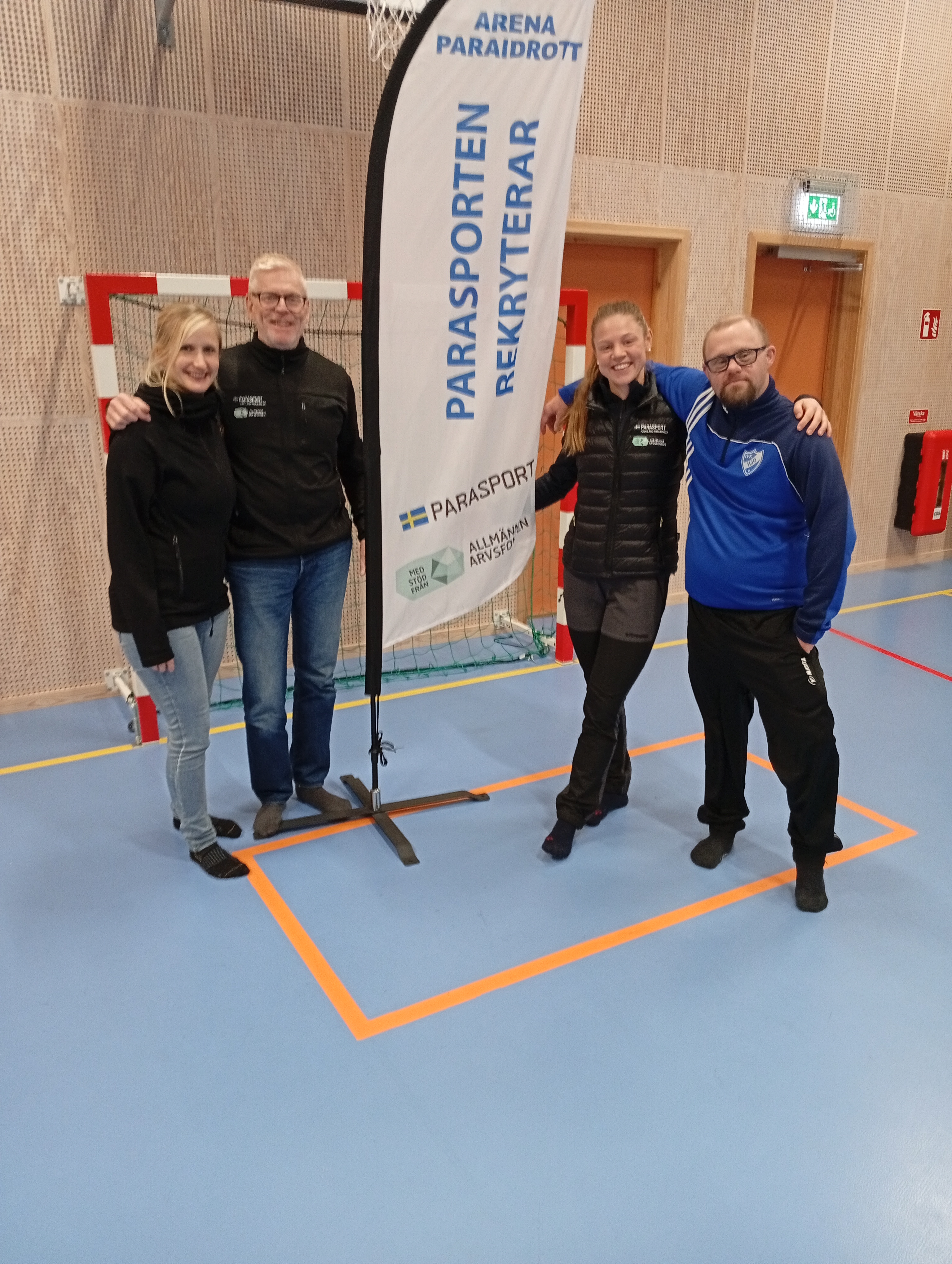 Arena paraidrott på Parasport school i Hjo