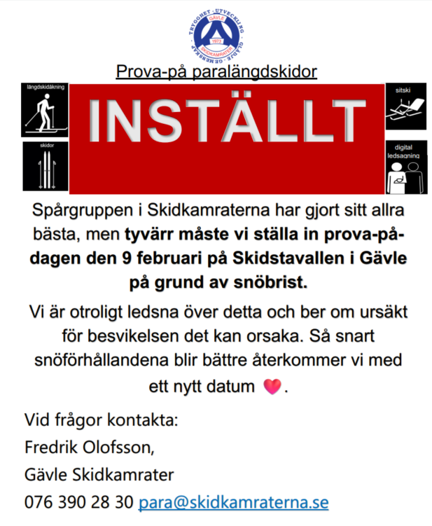 Inställt