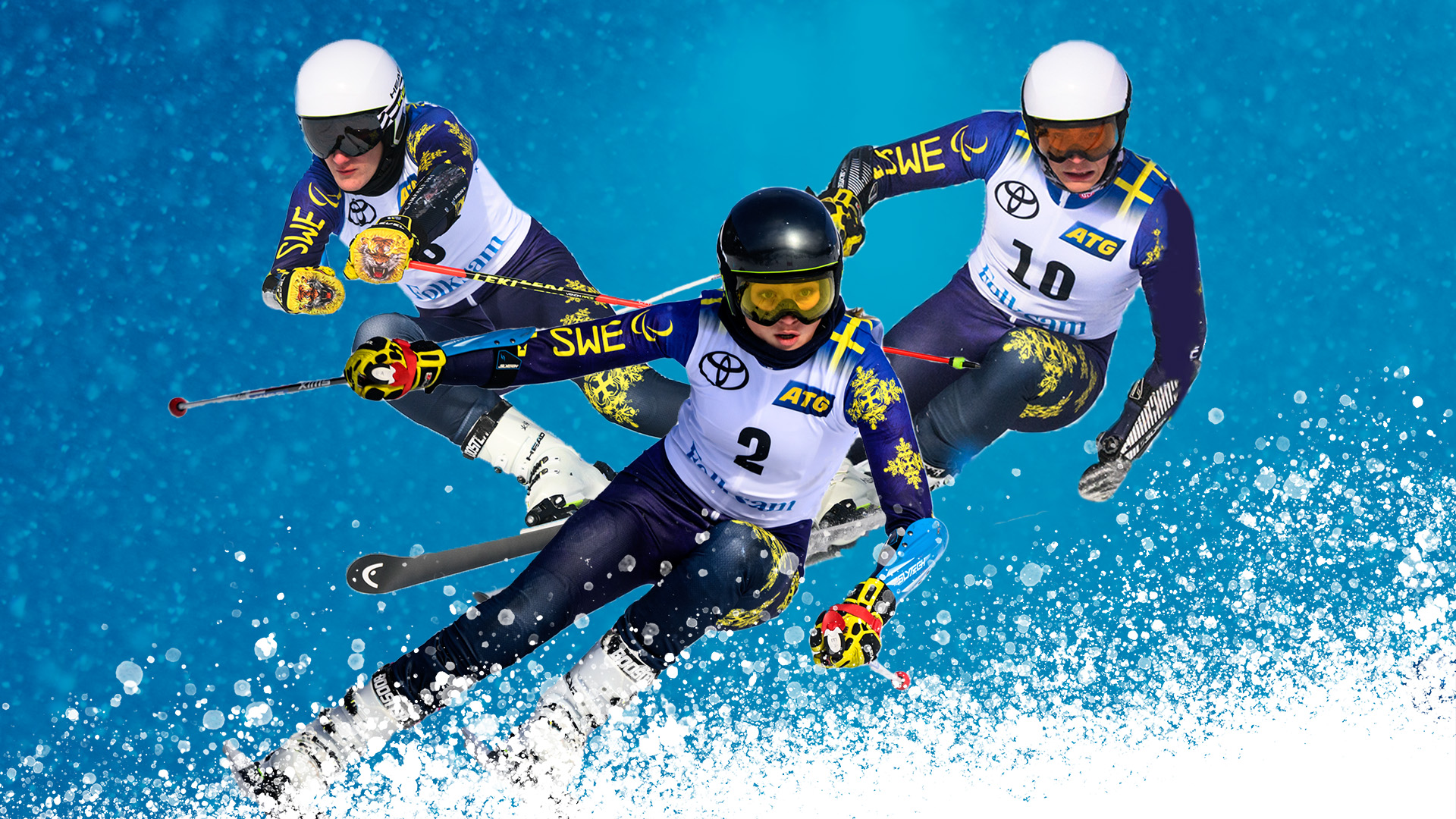 Bild på Arvid Skoglund, Ebba Årsjö och Aaron Lindström.