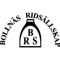 Bollnäs Ridsällskap logga svart-vit
